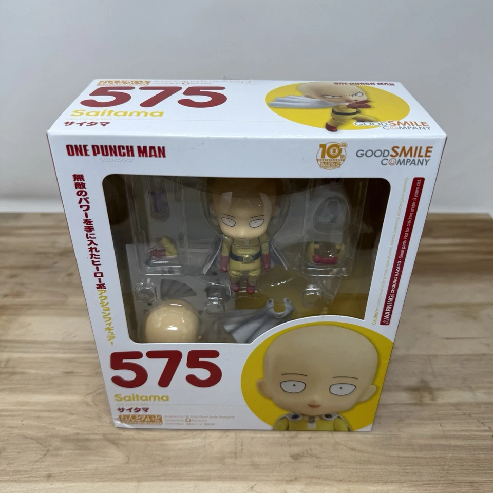 Figura One Punch Man Nendoroid 575 Saitama Good Smile Company/Caja abierta Foto 2 de 4