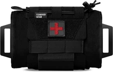 Tactical IFAK Pouch, Rapid Tear-Away First Aid Kit Two-Piece System Medical Pouc