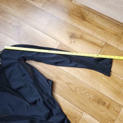 Neu ohne Etikett Mugler H&M Body schwarz Netzdetails Größe L - Bild 14 von 17