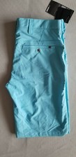 HURLEY NIKE Men Dri-Fit Regular Lightweight Shorts - Size 30 x 10 Teal Blue NEW