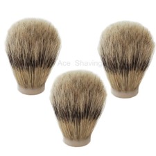 3Pcs Boar Bristle Knots Beard Shaving Brush Head Size 27mm Mens Grooming Tools