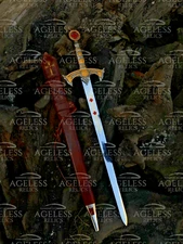 Templar Sword with Jerusalem Cross and German,Jerusalemkreuz sword– Unique sword