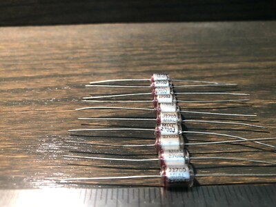 (Lot of 10) NOS Mial Polystyrene Capacitors 2700pf 160v Film/Foil type for Audio