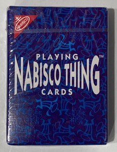 SEALED VTG 1996 Nabisco Thing Playing Cards Poker Size Advertising Character