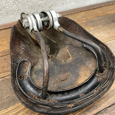 Vintage Ideale 42 Leather Seat Saddle Randonneur Eroica 70s