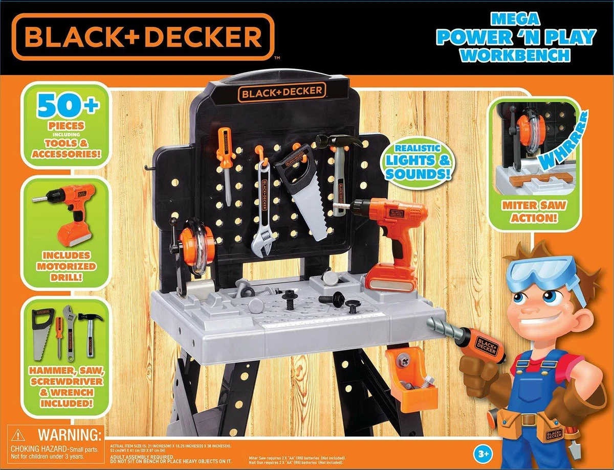  Black + Decker Junior Kids Tool Set - Mega Tool Set