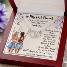 To My Best Friend, Necklace Gift For Friend, Bestie Gift, GIft For Best Friend 