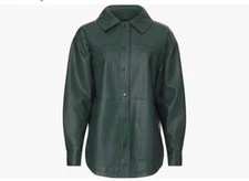 Women’s leather shacket, M, Visit the Love, Whit by Whitney Port Store