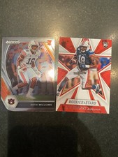 Seth Williams rookie card 2021 prizm draft + rookies & STARS Auburn Broncos