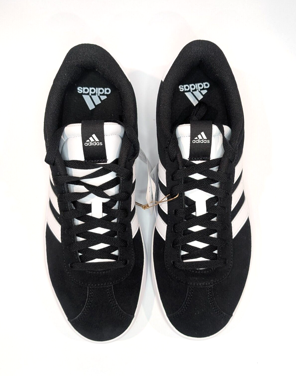 adidas VL Court 3.0 Black/White Men display picture 1