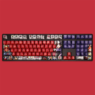 ONE PIECE Mechanical keyboard keycaps PBT 108keys For Cherry MX High New 