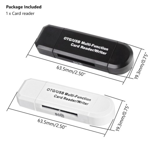 USB 2.0 SD Card Reader Micro SD To Micro USB OTG Adapter For SDHC/SDXC/SD/MMC E - Picture 2 of 11