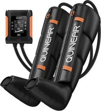 QUINEAR Professional Leg Recovery System, Cordless Air Compression Boots size L
