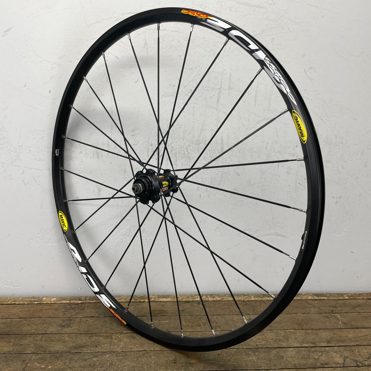 Vintage Mavic Cross Ride Disc Front Wheel 26 Center Lock 24h