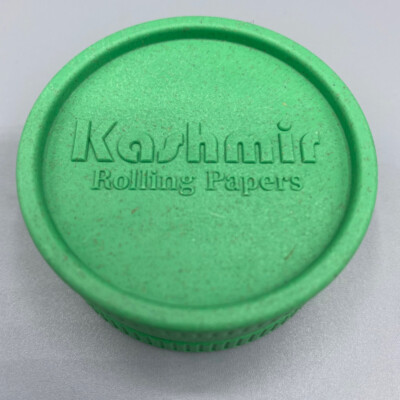 Kashmir Eco-Friendly 2.5  Spice Tobacco Herb Grinder 100% Biodegradable, Green