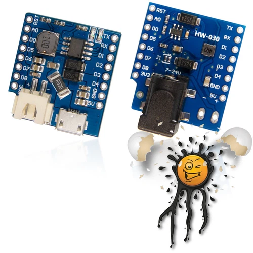 WeMos D1 Battery Akku Power Spannungsregler 7-24V Shield Modul Laderegler Charge