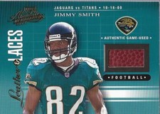2001 Absolute Memorabilia Leather and Laces #LL48 Jimmy Smith Ball /275 - NM-MT