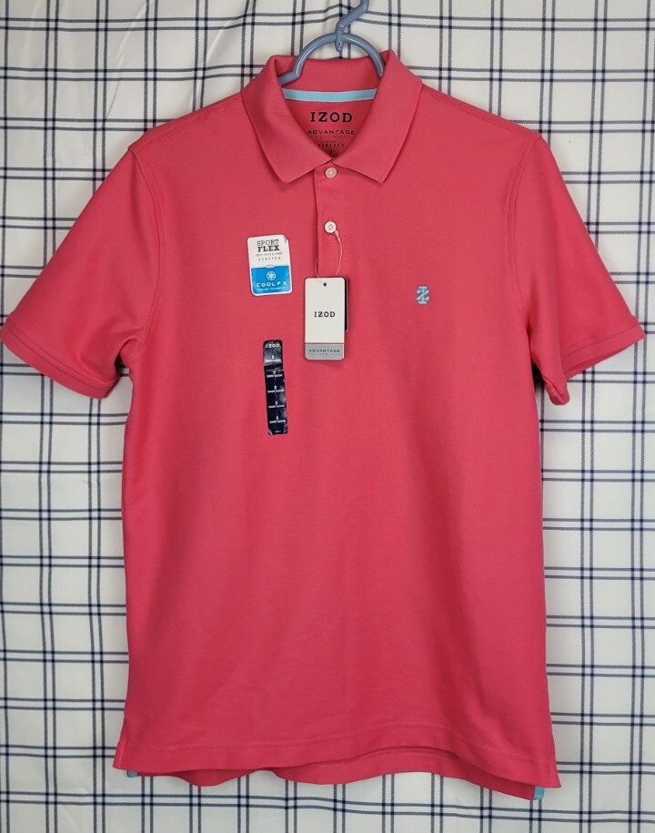 NWT Men's Izod Advantage Performance Natural Stretch Polo shirt Cool Fx Sz  Small - Main Image