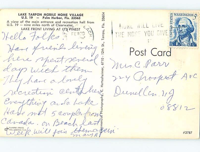 Pre1980 TRAILER PARK Palm Harbor Near Tampa Florida FL c3364 eBay