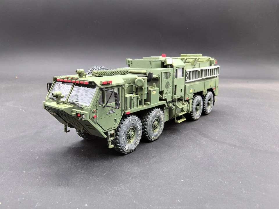 Camión de Bomberos Táctico M1142 Ejército de Estados Unidos Hecho a Mano 1/72 Modelo Acabado Pintado Foto 2 de 4