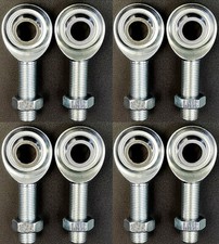 4 Link Kit W Pan Hard 12 X 12-20 Male Lh Rh Rod Ends Joint Heim Cmr-8 Jam Nut