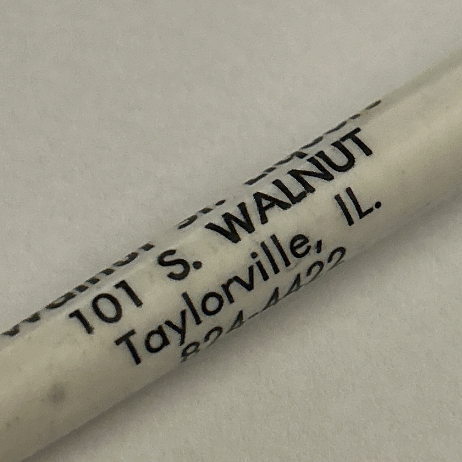 VTG Ballpoint Pen Turner's Walnut Street Liquors Taylorville Illinois