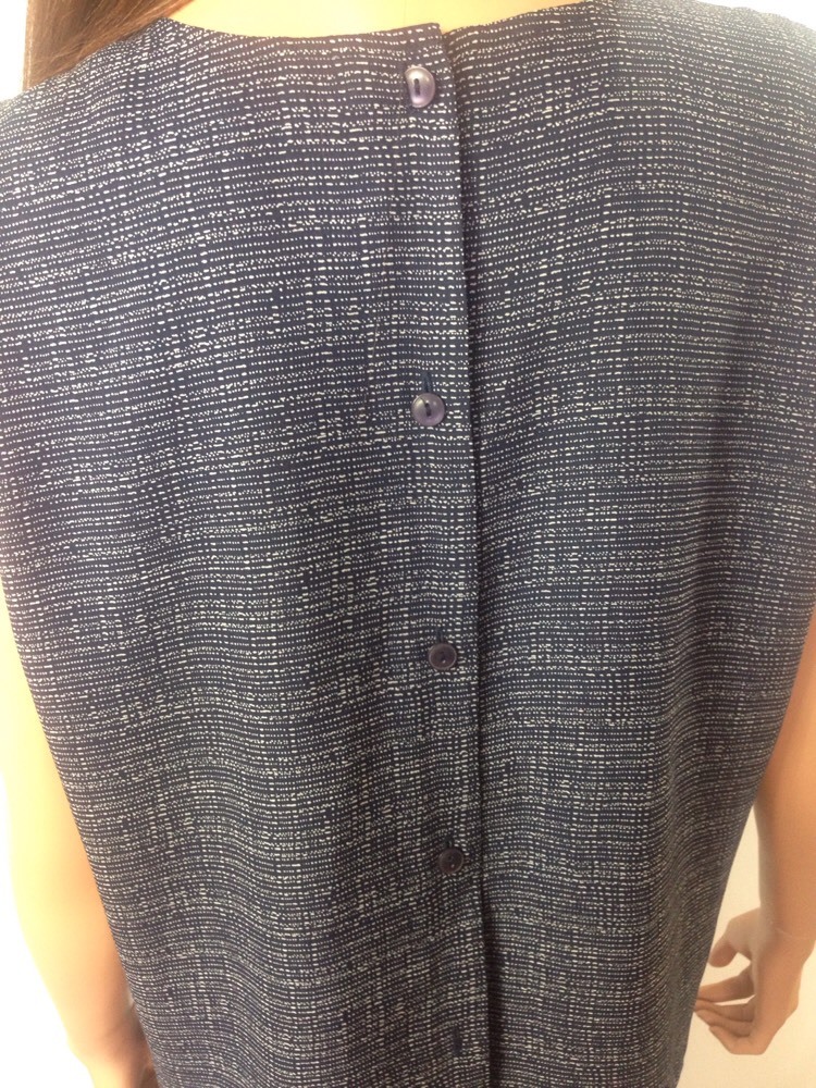 Chemisier Joséphine Chaus Dos Boutonné Bleu Marine – Taille 16 – Neuf Avec étiquette