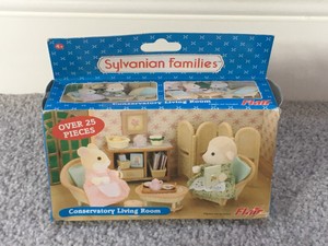 sylvanian families conservatory set