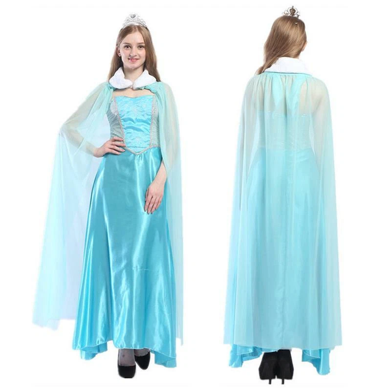 SNOW QUEEN Princess Frozen Queen Elsa Costume Adult SIZE 