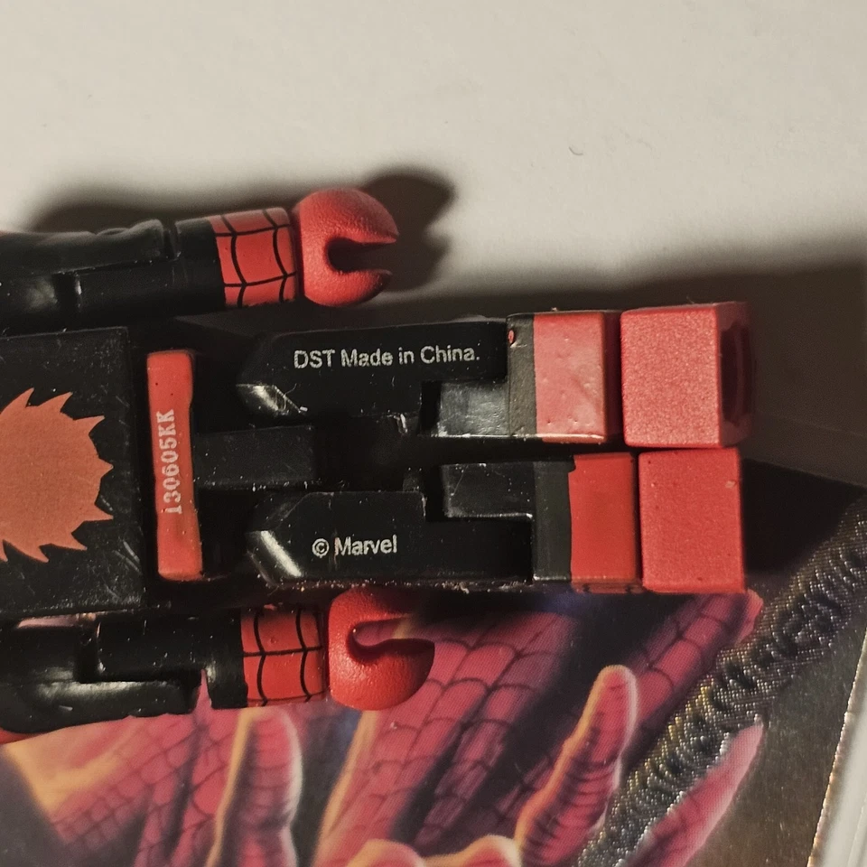 Lote_2 Flair 1994 Marvel Card Power Blast Spider-Man Minimates Figura De Colección  Foto 3 de 4