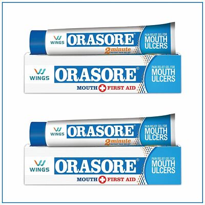 Orasore Mouth Ulcer Gel Treatment (Pack Of 2)