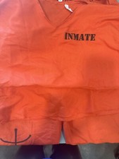 Halloween Costume Incarcerated Inmate Costume See Description And Pics USED