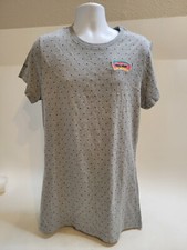 San Antonio Spurs NBA Mitchell  Ness Gray Adult Tshirt Size Medium