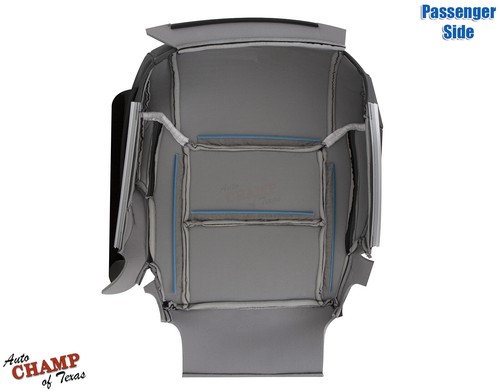 For 2014-2021 Toyota Tundra -Passenger Side Bottom Cloth Seat Cover Black & Gray - Imagen 9 de 12