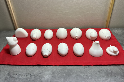 MINI Unpainted Fruits basket Zodiac Figures Set