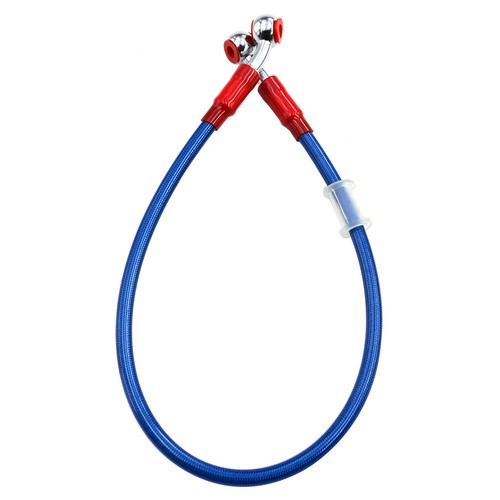 500mm-2300mm Motorcycle Braided Steel Brake Clutch Oil Hoses Line Pipe Banjo - Picture 10 of 14