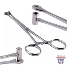Bucket End Tragus Type Forceps 6" Body Piercing Tool