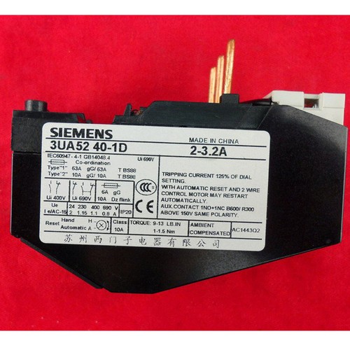 1PC NEW Siemens Thermal Overload Relay 3UA5240-1D 2-3.2A - Picture 3 of 3