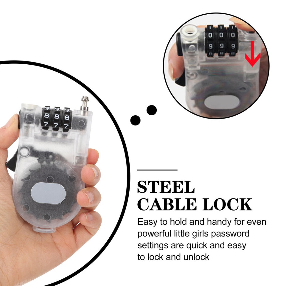 Retractable Bike Locks Heavy Travel Snowboard Lock Snowboard Gear