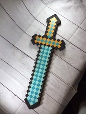 Minecraft Foam Turquoise Orange Diamond 24 Sword