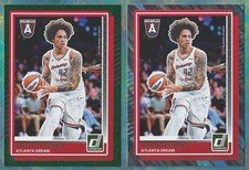 2025 Donruss WNBA Card #62 Brittney Griner Dream - Green Shimmer & Silver Lava