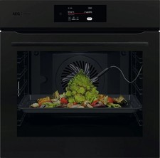 AEG PO7000PT Built in Sense Cook  Pyrolytic Single Oven Matt Black GRADE B