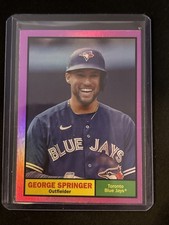 🔥George Springer 2024 Topps Archives #38 Pink Foilboard Blue Jays