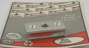 Driftmaster 202-B 1/2" V Round Rod Holder Base - Image 3 of 4