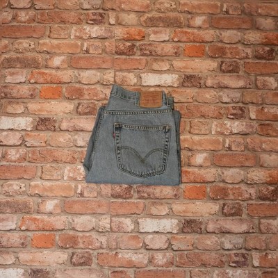 Levi's Jeans W38 L32 Blue Denim Pants Selected Authentic Vintage #283