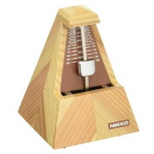 Nikko Wooden Metronome So 610 Compact Traditional Arrow Pattern Music Tool