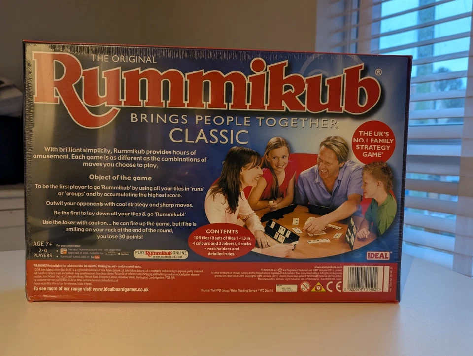 Rummikub Classic Board Game – Brand New & Sealed – The Original Family Strategy - Image 3 of 4