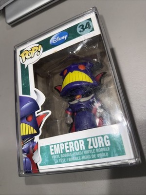 Funko Pop! Vinyl: Pixar - Emperor Zurg #34 In Hard Protector Slight Damage