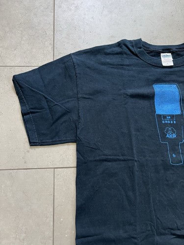 Vintage AKG Acoustics Audio Brand Promo Company Microphone Black Tee Shirt Sz XL - Picture 2 of 11