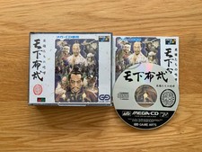 Tenka Fuba Japan SEGA MEGA-CD Mega Drive Boxed Manual TENKAFUBA